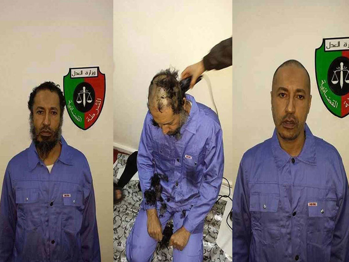 Κούρεψαν γουλί τον Σααντί Καντάφι μόλις εκδόθηκε στη Λιβύη (ΦΩΤΟ)