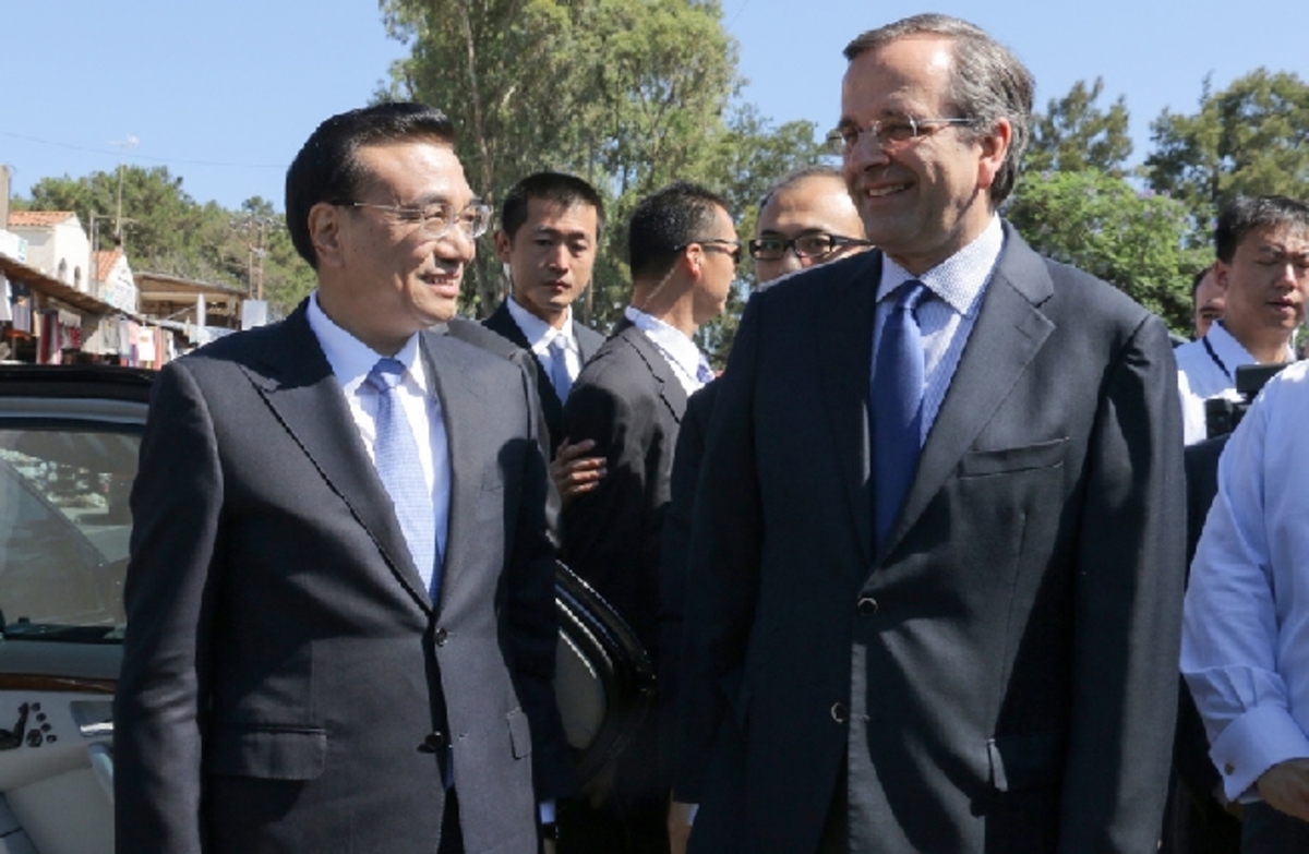 Σαμαράς: Η Ελλάδα να γίνει ένας πολύτιμος εταίρος της Κίνας