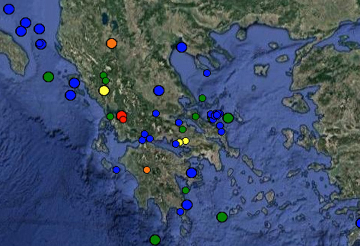Σεισμός στην Άρτα: Πέντε δονήσεις σε λίγα λεπτά!