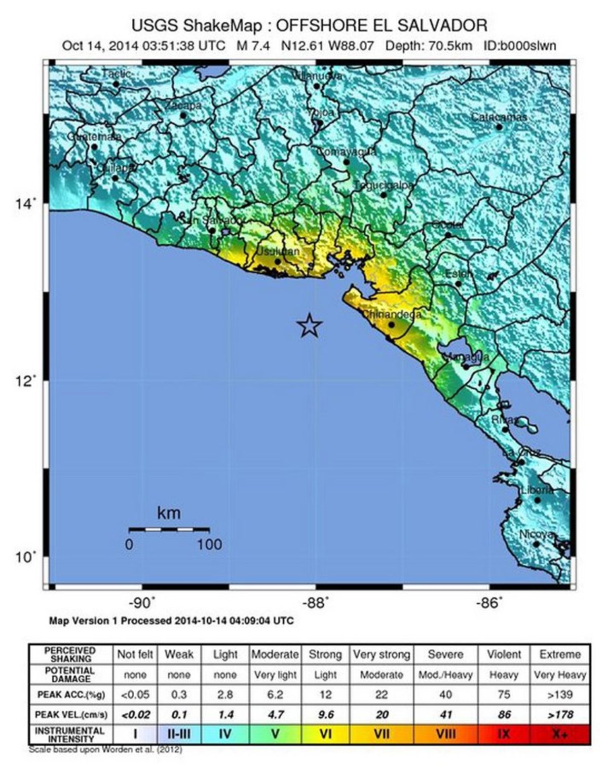 Σεισμός 7,4 Ρίχτερ στο Σαλβαδόρ – Προειδοποίηση για τσουνάμι