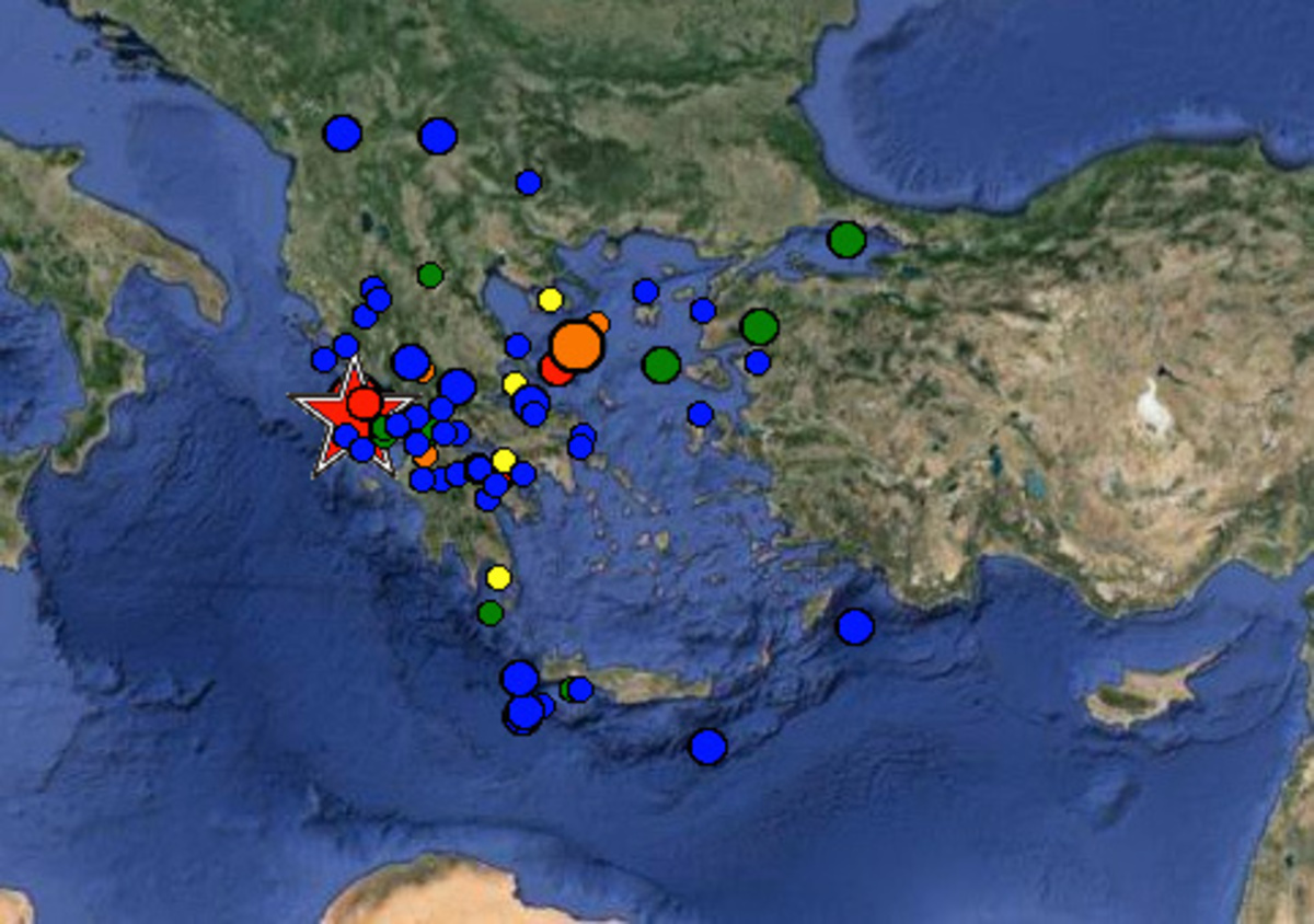 Σεισμός 6,1 ρίχτερ στη Λευκάδα: Κουνήθηκε όλη η Ελλάδα – Από την Καλαμάτα μέχρι τα Γιάννενα!