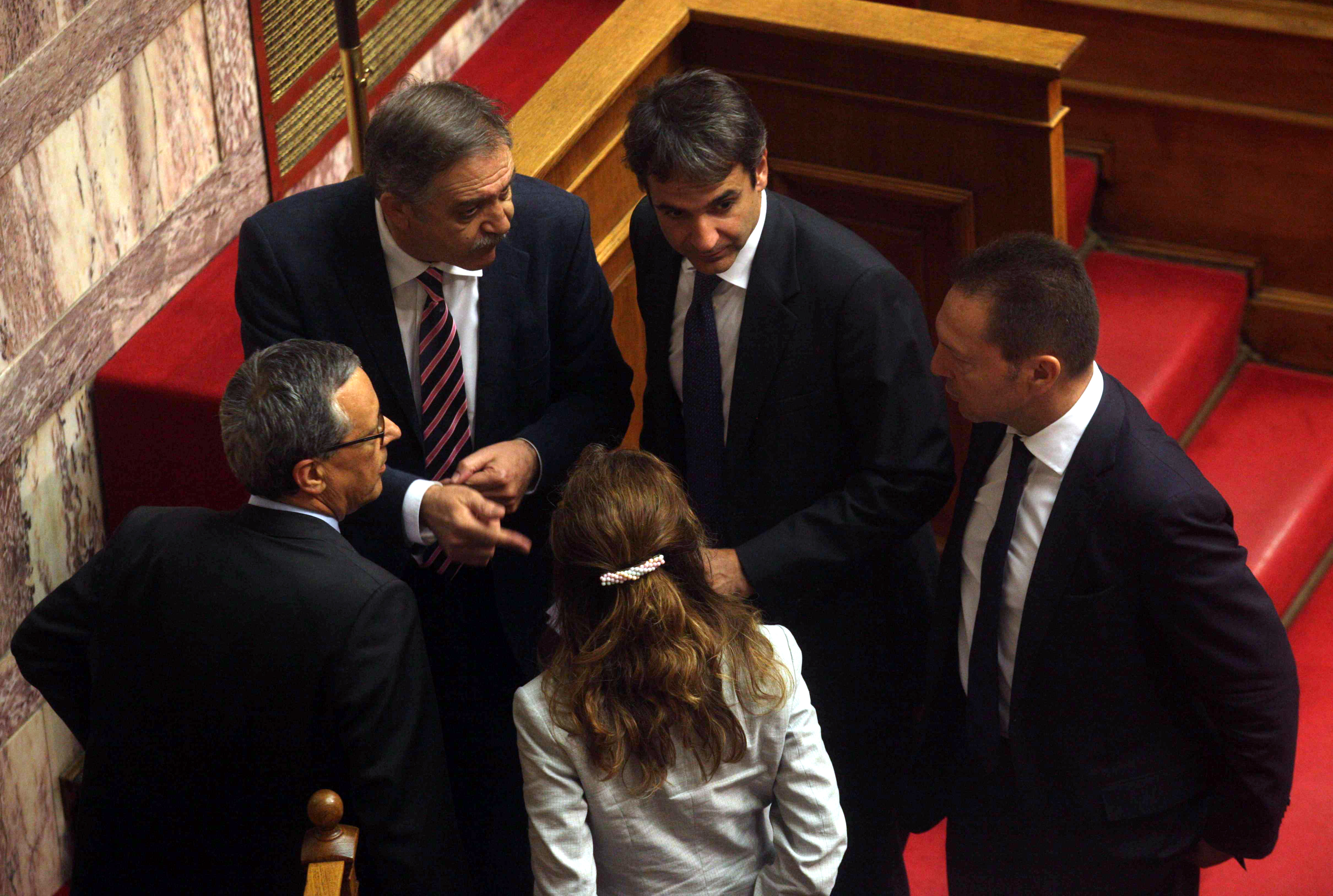 ΦΩΤΟ EUROKINISSI - Ο κ. Μπαλτάκος έφτασε στη Βουλή μετά τις διαρροές για