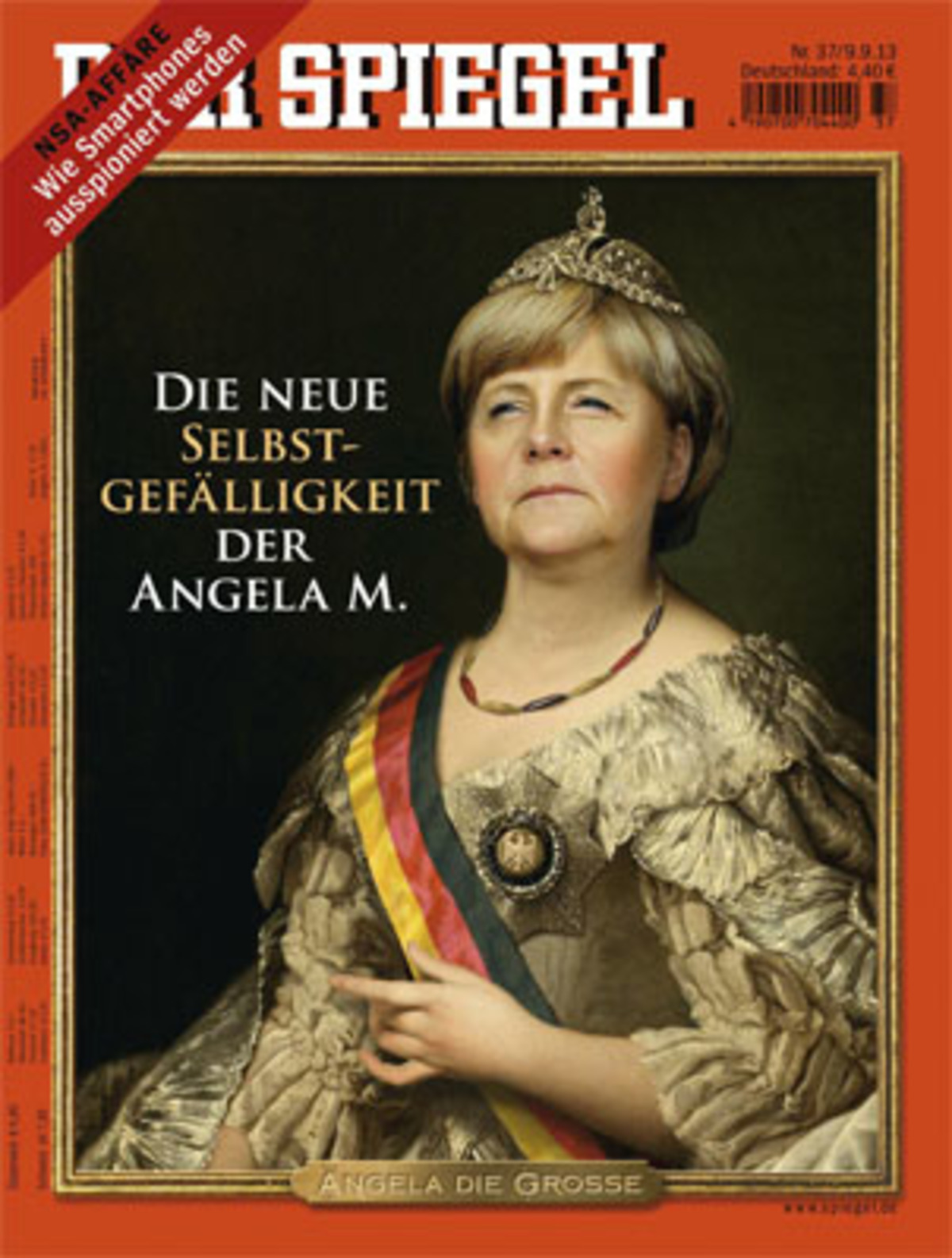 Το Spiegel “έντυσε” τη Μέρκελ αυτοκράτειρα και μετά τη… “στόλισε”