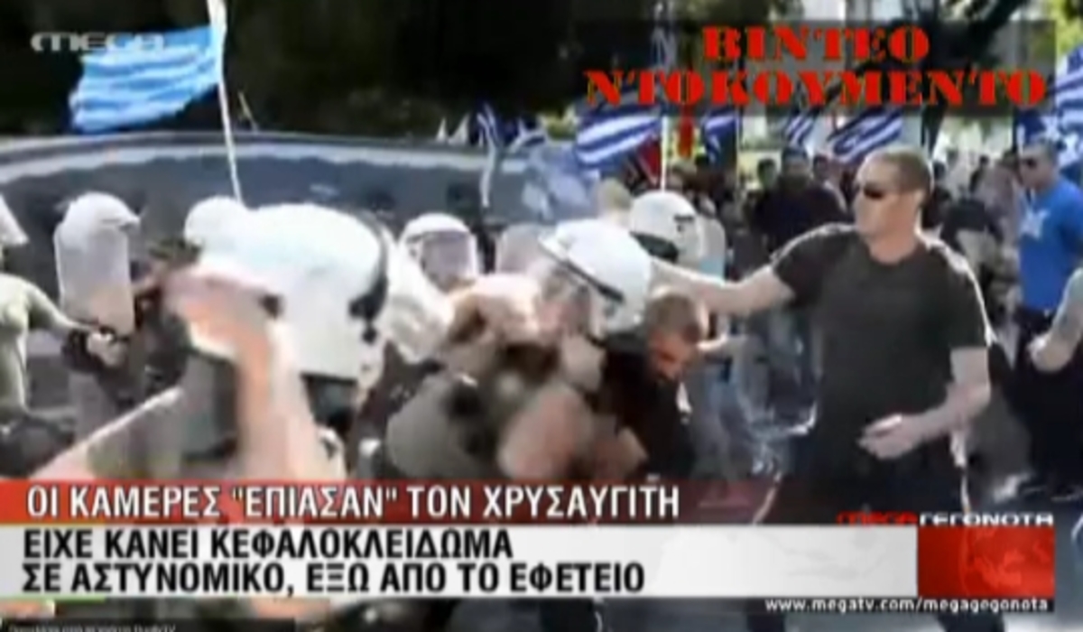 Ο…νταής χρυσαυγίτης στο Ευρωκοινοβούλιο