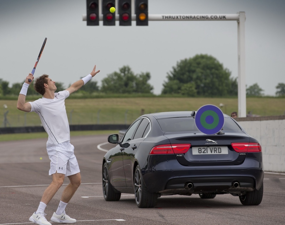 Τένις: Andy Murray εναντίον… Jaguar (VIDEO)