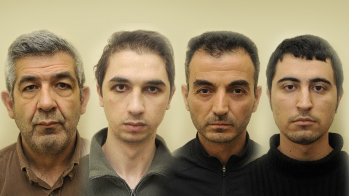 Στην φυλακή οι 4 τούρκοι τρομοκράτες