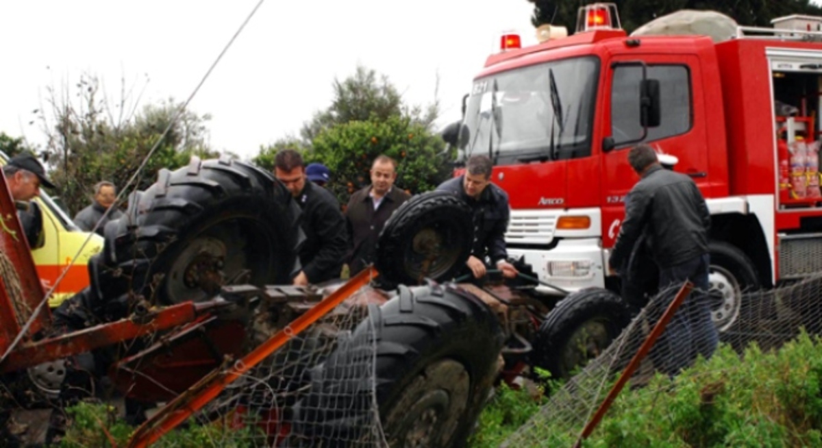 Αγρότης βρήκε τραγικό θάνατο! Έπεσε με το τρακτέρ του σε κανάλι!