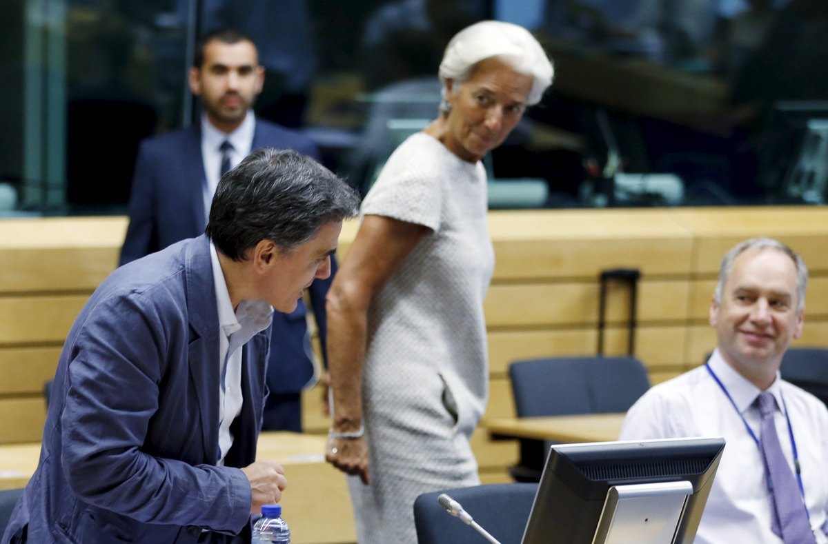 Τσακαλώτος: Στιγμές με τους πρωταγωνιστές του Eurogroup – ΦΩΤΟ