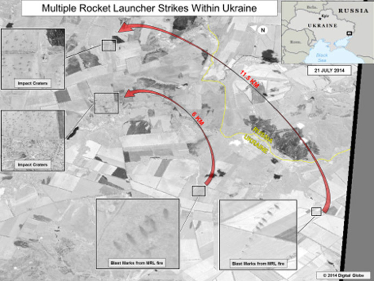 ΗΠΑ: Η Ρωσία χτύπησε με ρουκέτες την Ουκρανία – Δορυφορικές ΦΩΤΟ