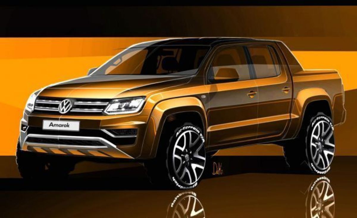 Επίσημα σκίτσα του ανανεωμένου VW Amarok