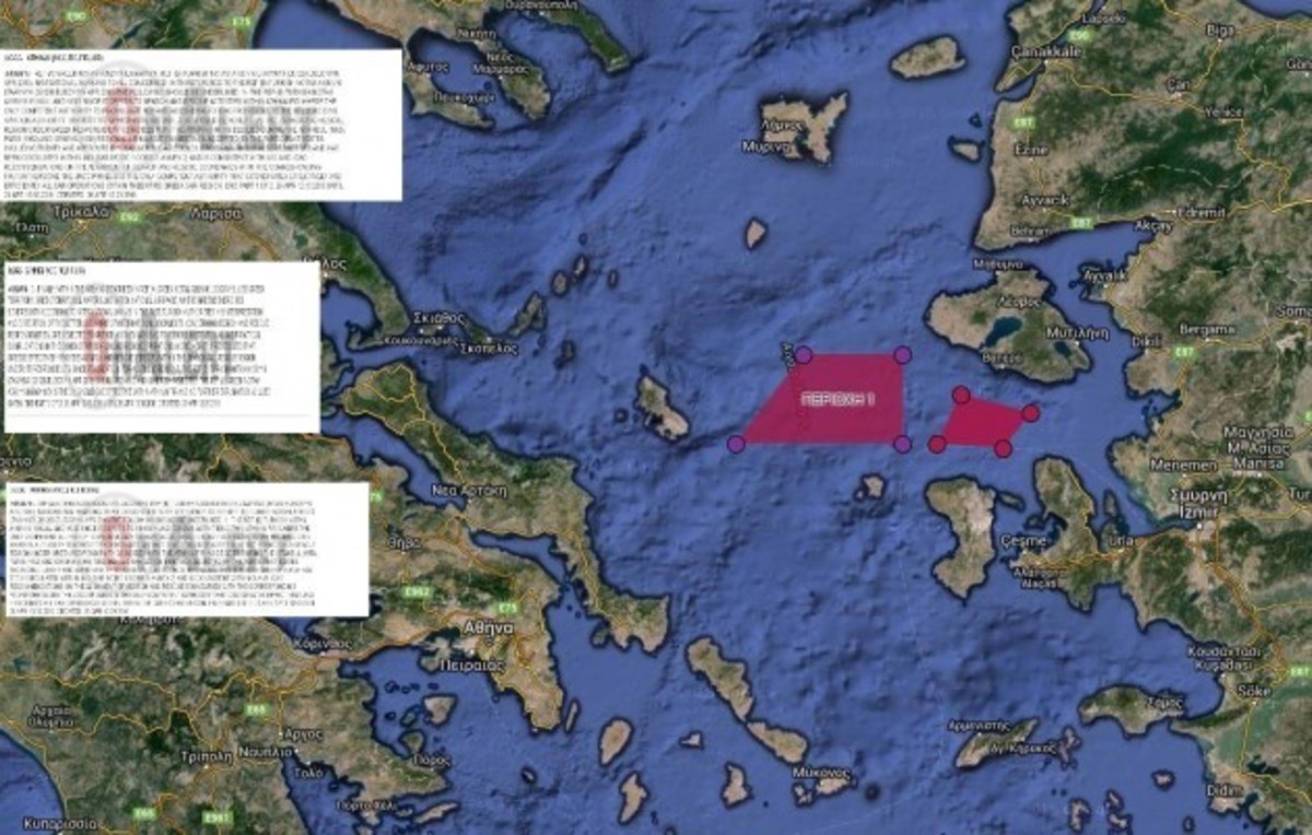 Η Τουρκία ετοίμασε κρίση με αφορμή πλοίο που προσάραξε χθες στη Λέσβο – Σήμερα κάνει άσκηση και διεκδικεί το μισό Αιγαίο