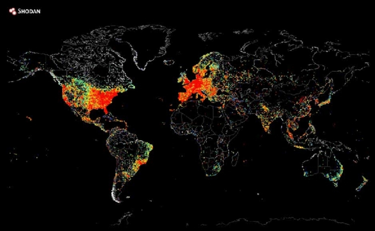 Αυτός είναι ο παγκόσμιος χάρτης του ίντερνετ (φωτό)
