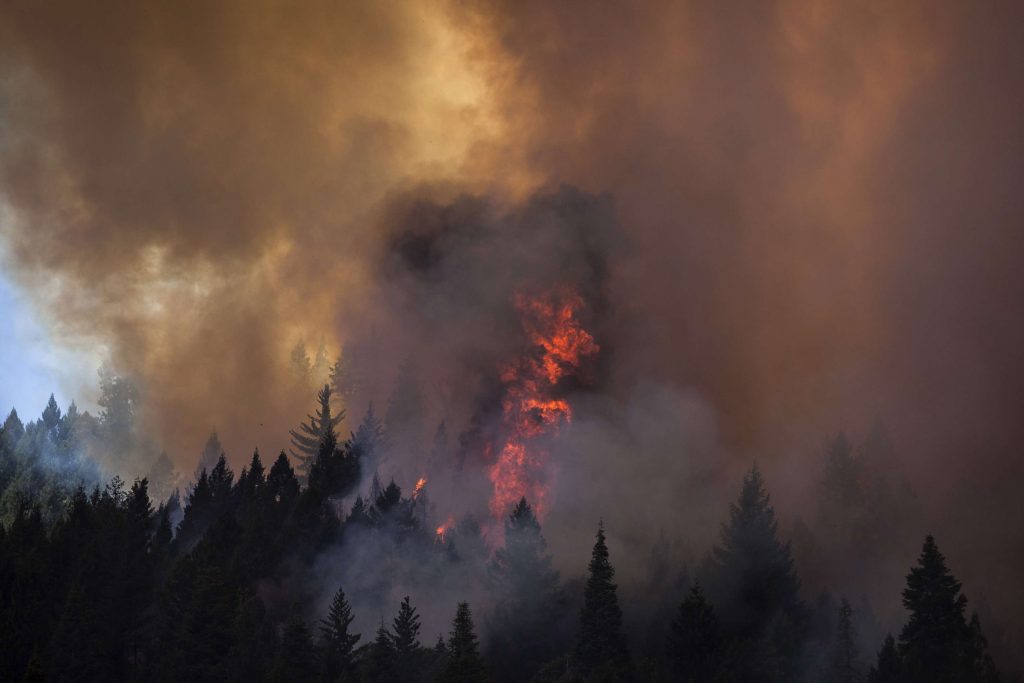 Εικόνες καταστροφής από τη φωτιά το πάρκο Yosemite της Καλιφόνια – Κίνδυνος για black out στο Σαν Φρανσίσκο
