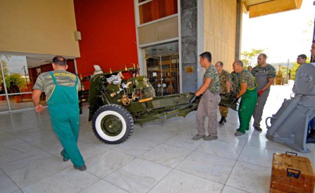 Πολεμικό Μουσείο: Επιστροφή πυροβόλων μετά το “λίφτινγκ” [pics]