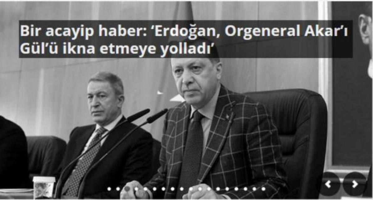 Τουρκία: Εξαφανίστηκε η είδηση για τον διαμεσολαβητή Ακάρ