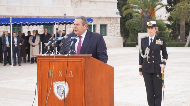 “Ηχηρό” μήνυμα με σαφές νόημα από τον Πάνο Καμμένο στην Εορτή του Πολεμικού Ναυτικού! [pics]