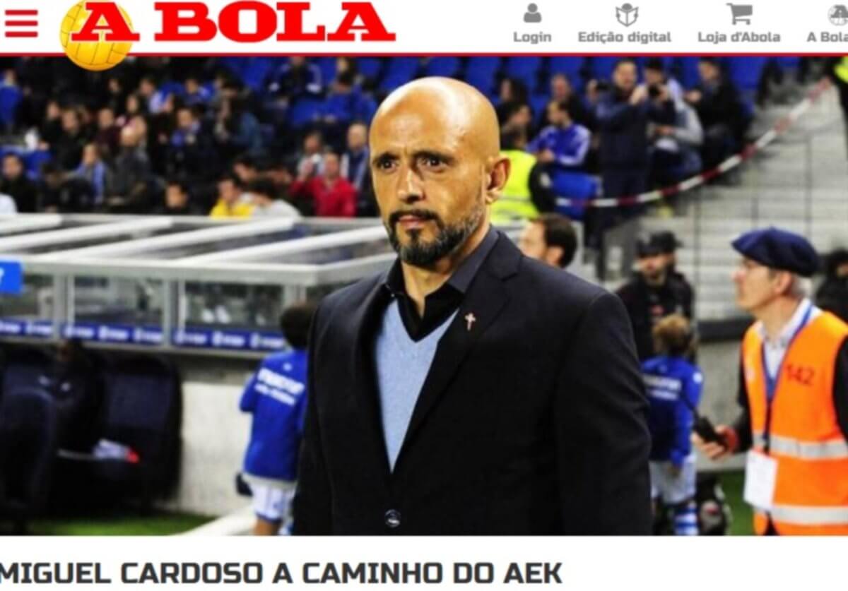 “A Bola”: “Στο δρόμο για την ΑΕΚ ο Καρντόσο”