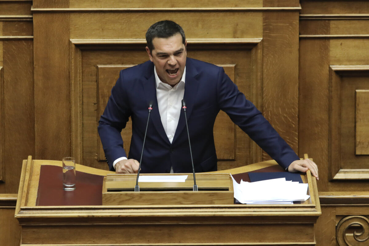 Ψήφος εμπιστοσύνης: Η ομιλία Τσίπρα στην Βουλή – video