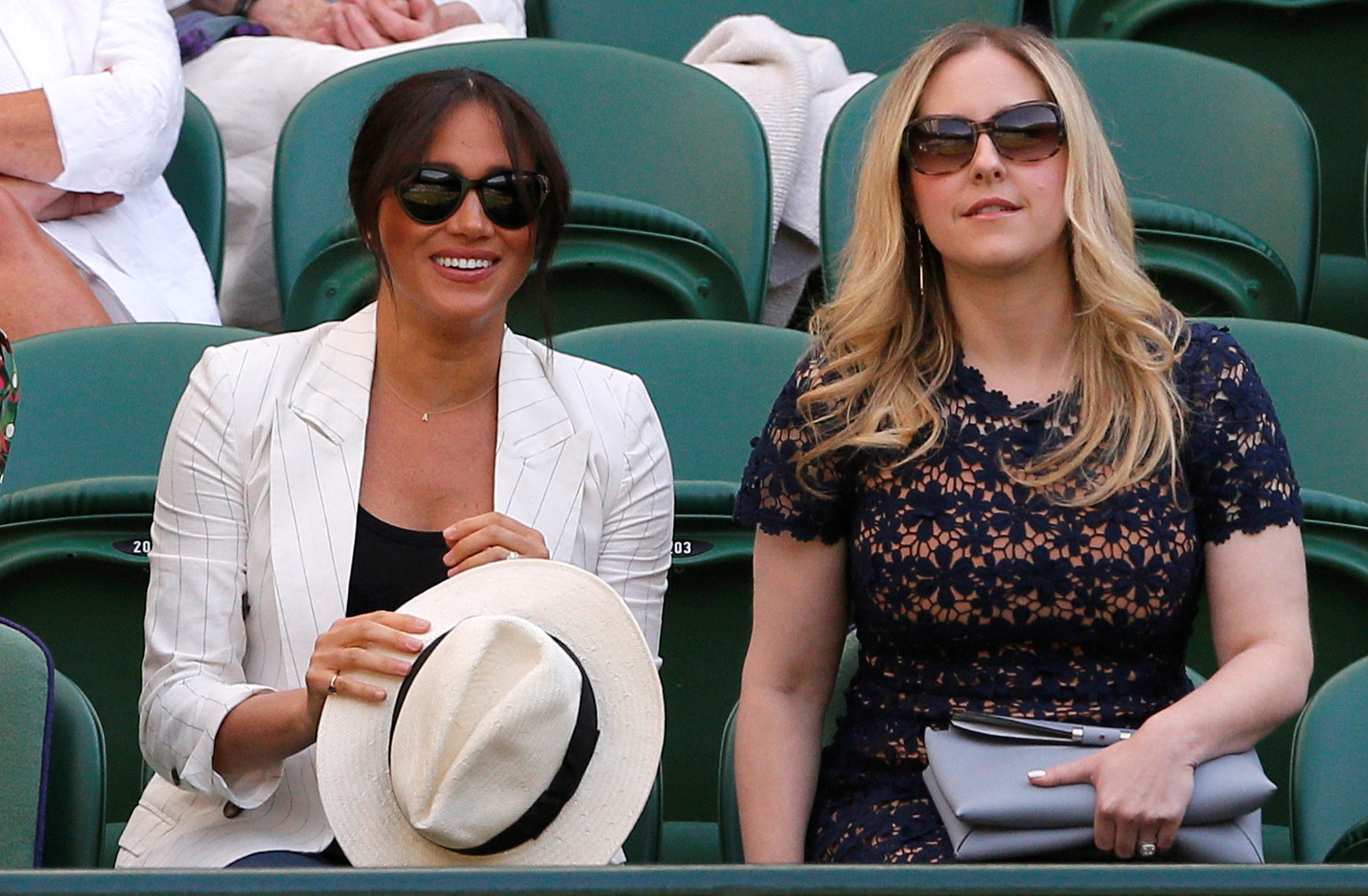 Η Μέγκαν Μαρκλ στο Wimbledon να δει την κολλητή της Σερένα Γουίλιαμς