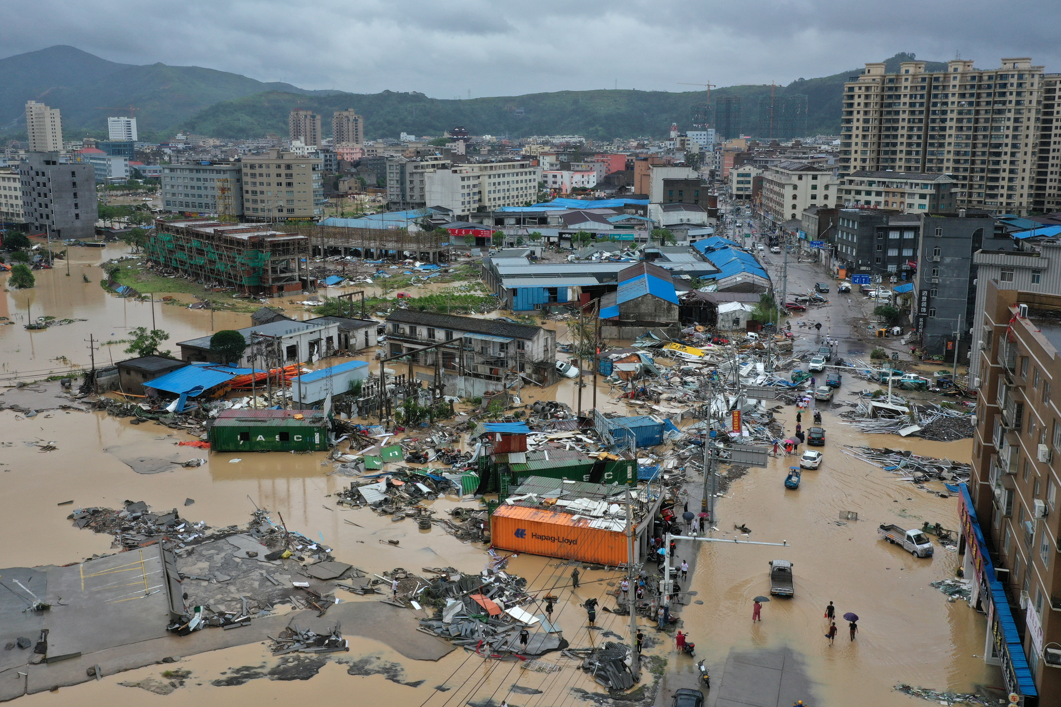 Κίνα: Τους 28 έφτασαν οι νεκροί από τον τυφώνα Λέκιμα [pics]