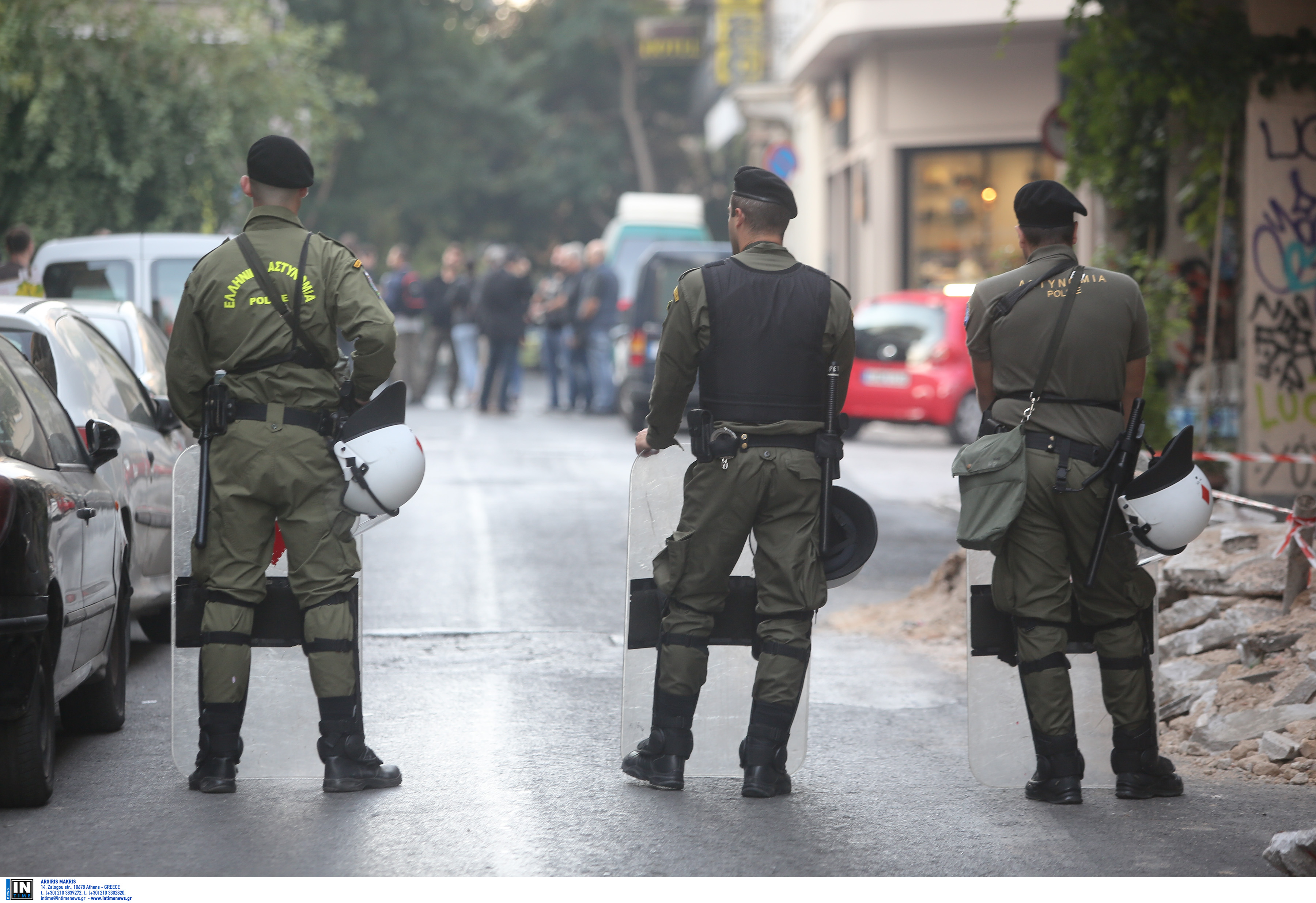 Εξάρχεια: Νέα επιχείρηση της ΕΛΑΣ σε κτίρια υπό κατάληψη [pics]