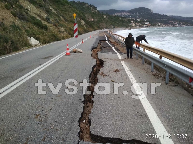 Εύβοια: Κατολισθήσεις και διαλυμένοι δρόμοι! Οι πληγές που αφήνει πίσω η κακοκαιρία [pics]