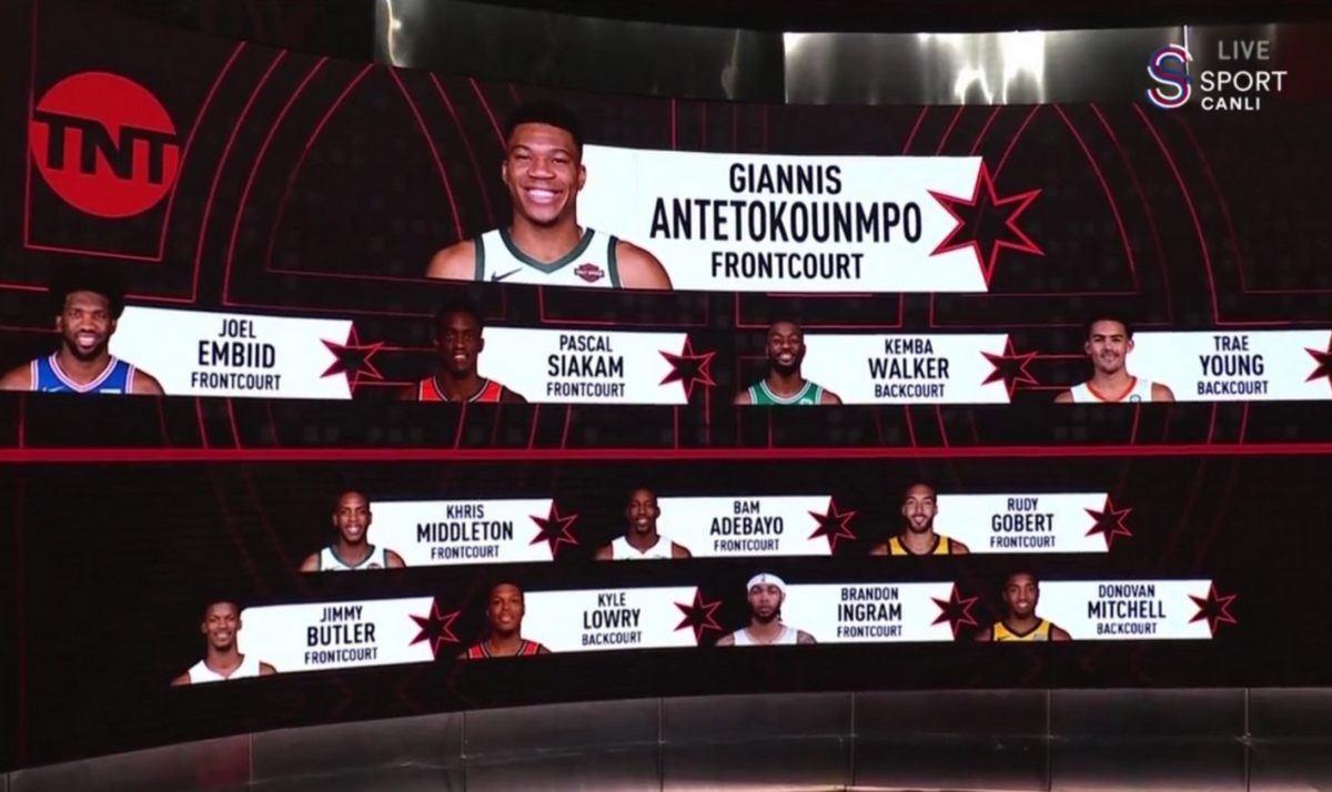 All Star Game: Αυτή είναι η 5άδα της Team Giannis! videos, pics