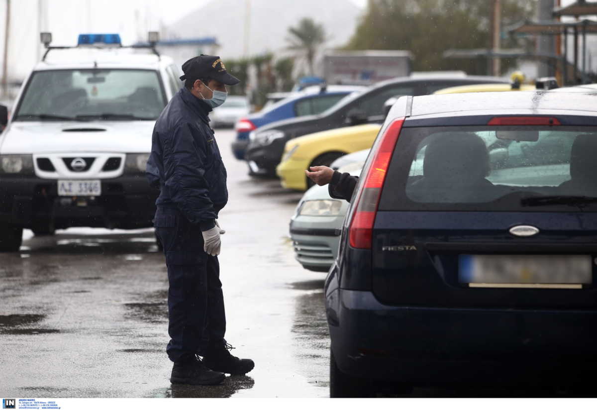 Απαγόρευση κυκλοφορίας: 1.400 παραβάσεις και 7 συλλήψεις σε 24 ώρες