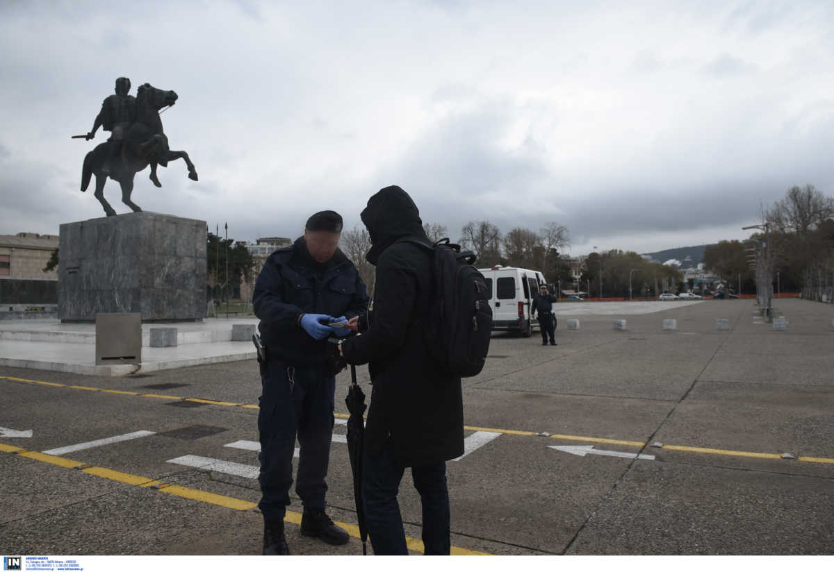 Απαγόρευση κυκλοφορίας: Το πρώτο πρόστιμο στην Θεσσαλονίκη