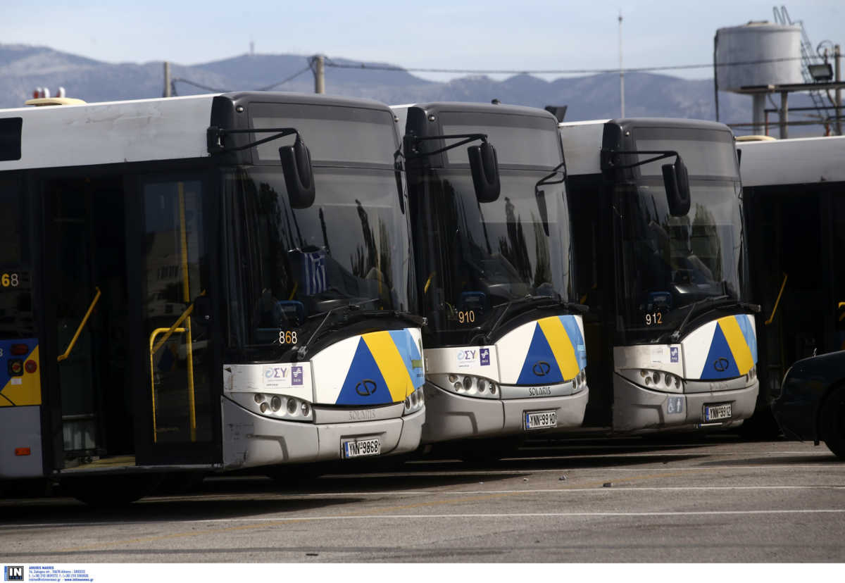 Στάση εργασίας στα λεωφορεία στις 9 Νοεμβρίου στο πλαίσιο της 24ωρης απεργίας της ΓΣΕΕ