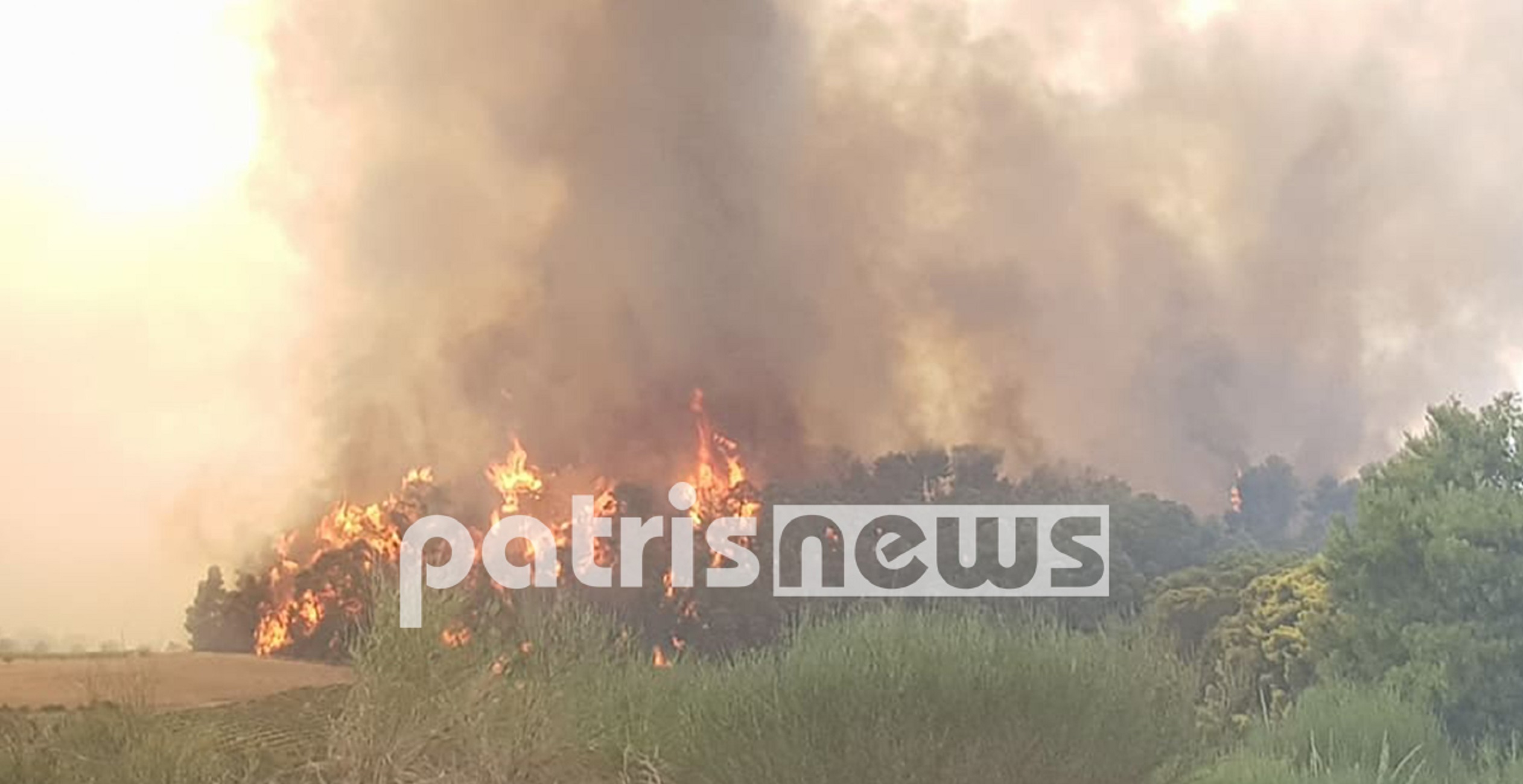 Ηλεία: Σε πύρινο κλοιό χωριά της Αρχαίας Ολυμπίας (pics, video)