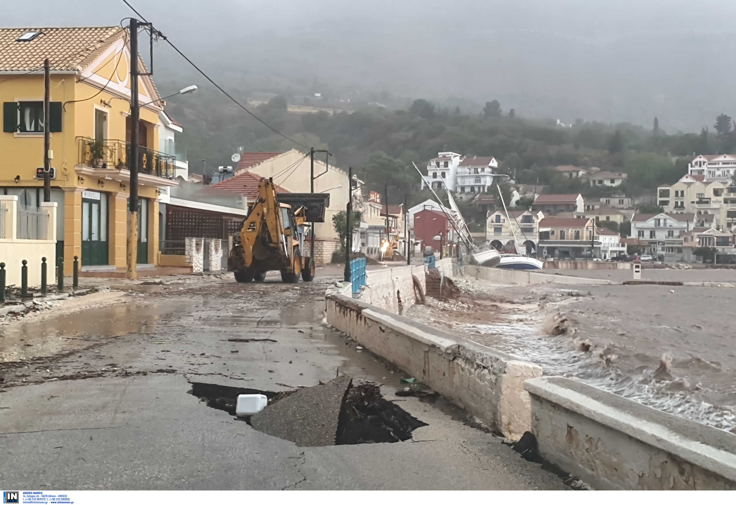 Σε Κεφαλονιά, Ζάκυνθο και Ιθάκη ο Νίκος Χαρδαλιάς μετά το “χτύπημα” του Ιανού