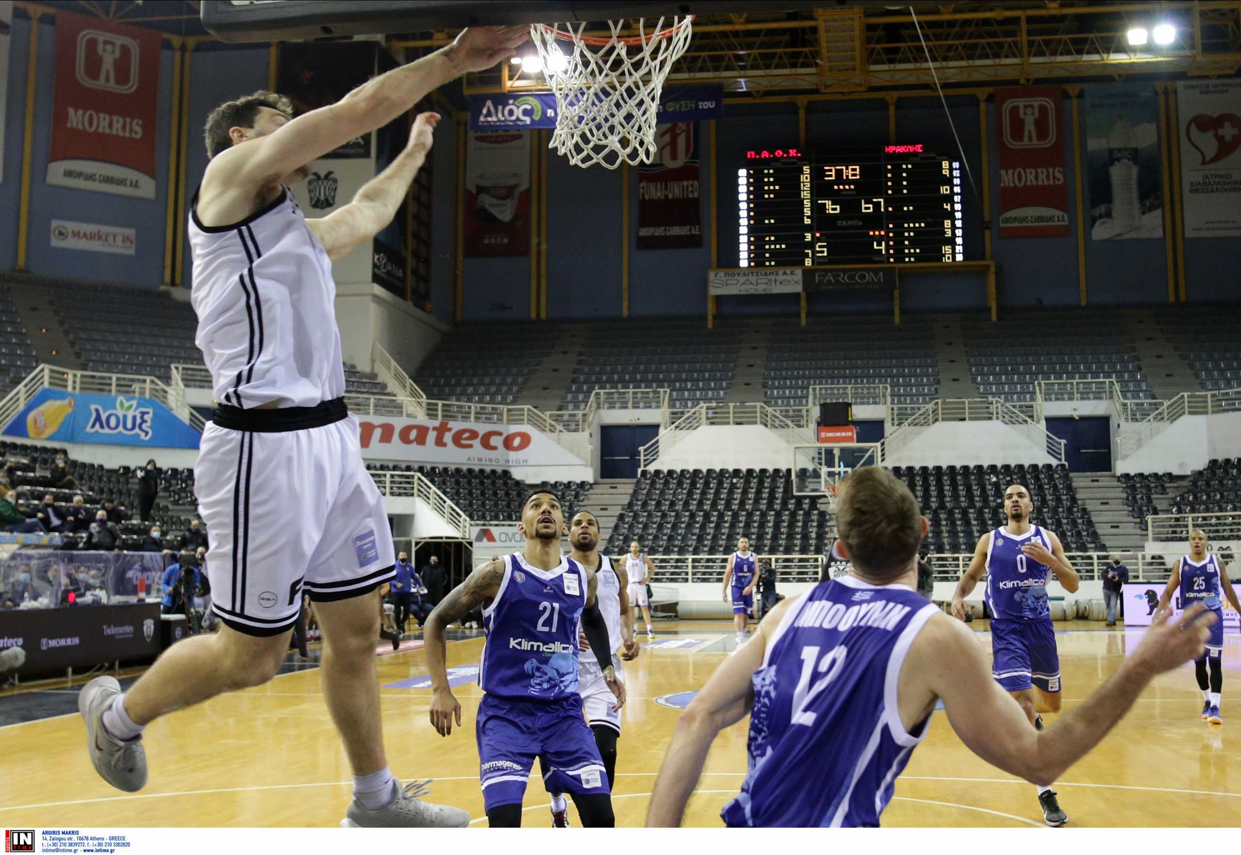 Basket League: Ο ΠΑΟΚ «σκότωσε» τον Ηρακλή κι ο Προμηθέας «σταμάτησε» το Λαύριο