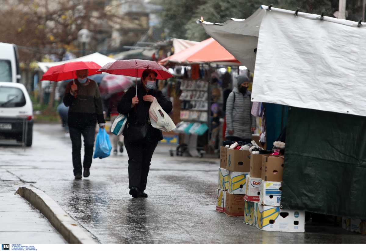 Καιρός σήμερα: Βροχερό σκηνικό και πτώση της θερμοκρασίας – Ποιες περιοχές θα επηρεαστούν