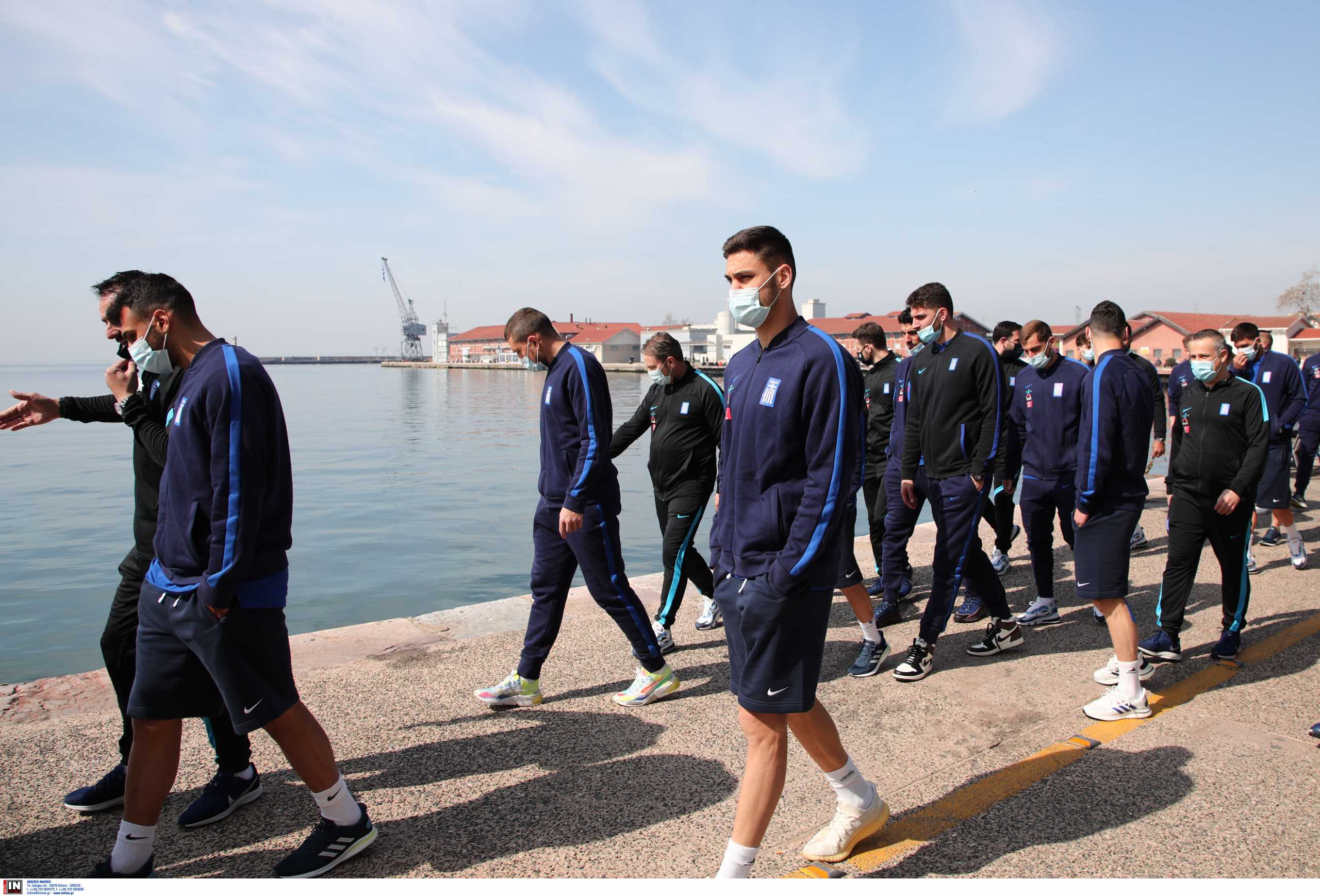 Εθνική Ελλάδας: Βόλτα στη Θεσσαλονίκη πριν το ματς για τους διεθνείς (pics)