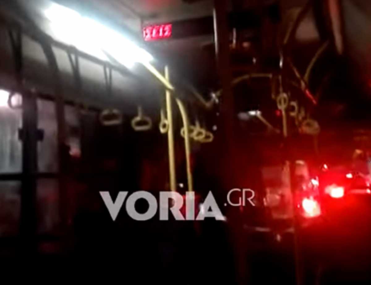 Θεσσαλονίκη: Έβρεχε και μέσα στο λεωφορείο του ΟΑΣΘ – Έπαθαν πλάκα όταν έκλεισαν οι πόρτες (video)