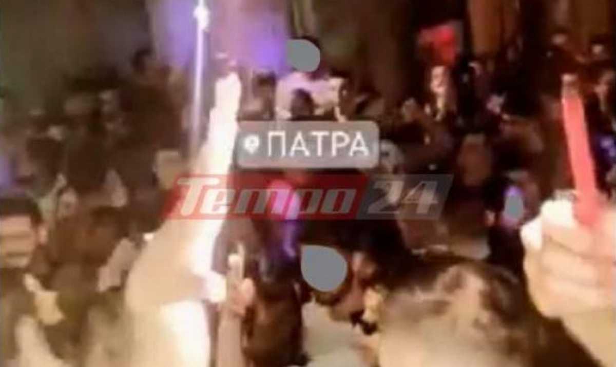 Πάτρα: Κορονοπάρτι χωρίς αύριο – Συνωστισμός, ποτάρες και μουσική στη διαπασών (video)