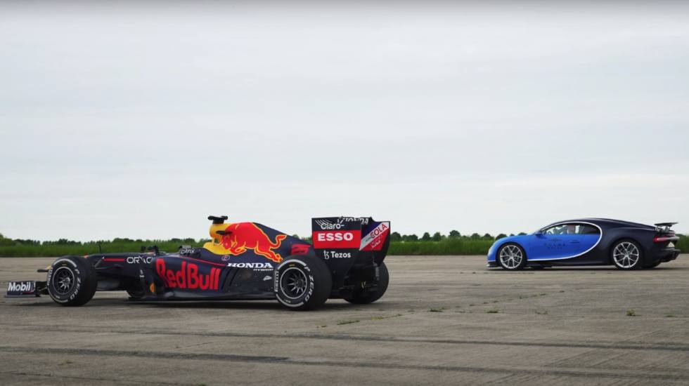 Μπορεί η Bugatti Chiron να ανταγωνιστεί ένα μονοθέσιο της Formula 1; (video)