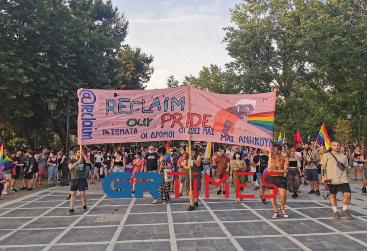 Πορεία για το 5ο Αυτοοργανωμένο Thessaloniki Pride στη Θεσσαλονίκη