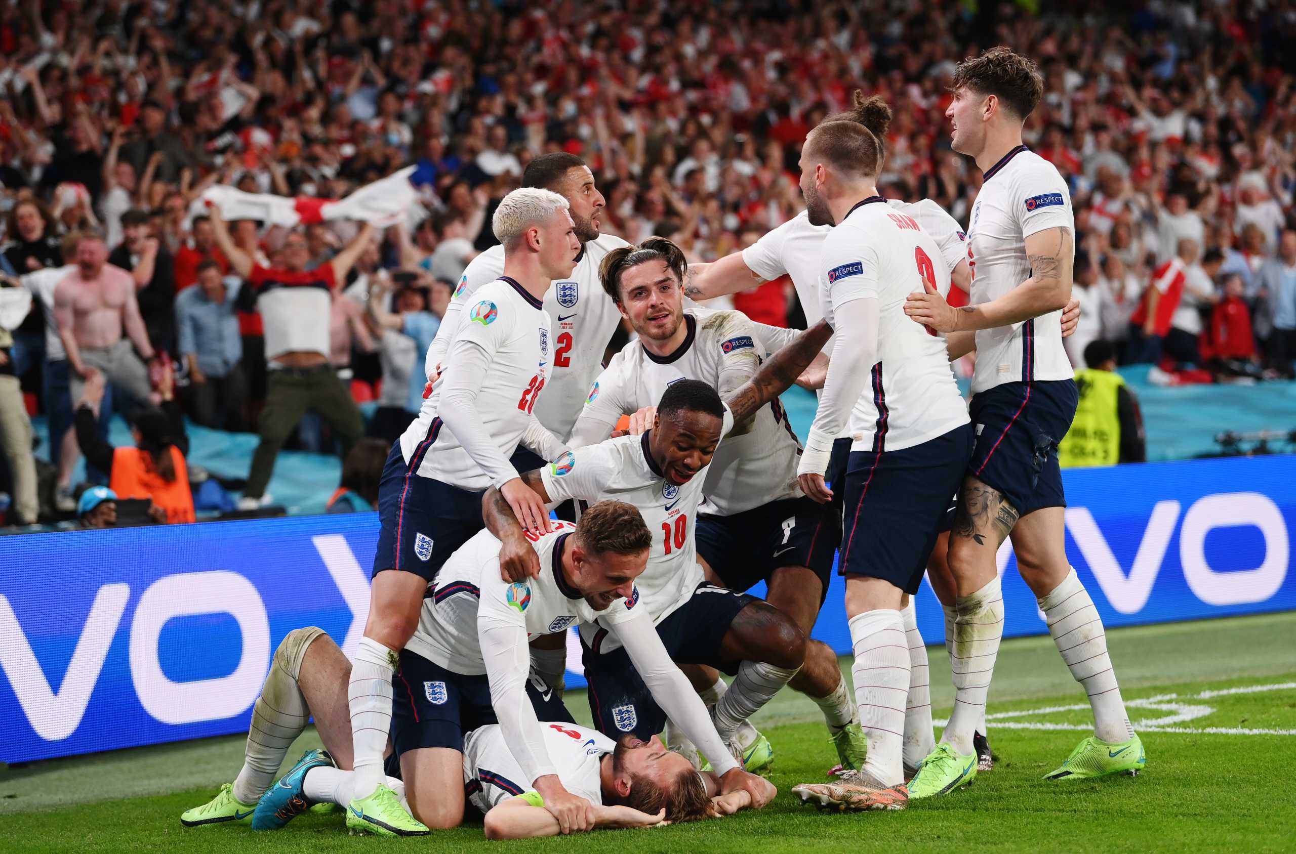 Euro 2020, Αγγλία – Δανία 2-1: Στον τελικό με ιστορική ανατροπή τα «τρία λιοντάρια»