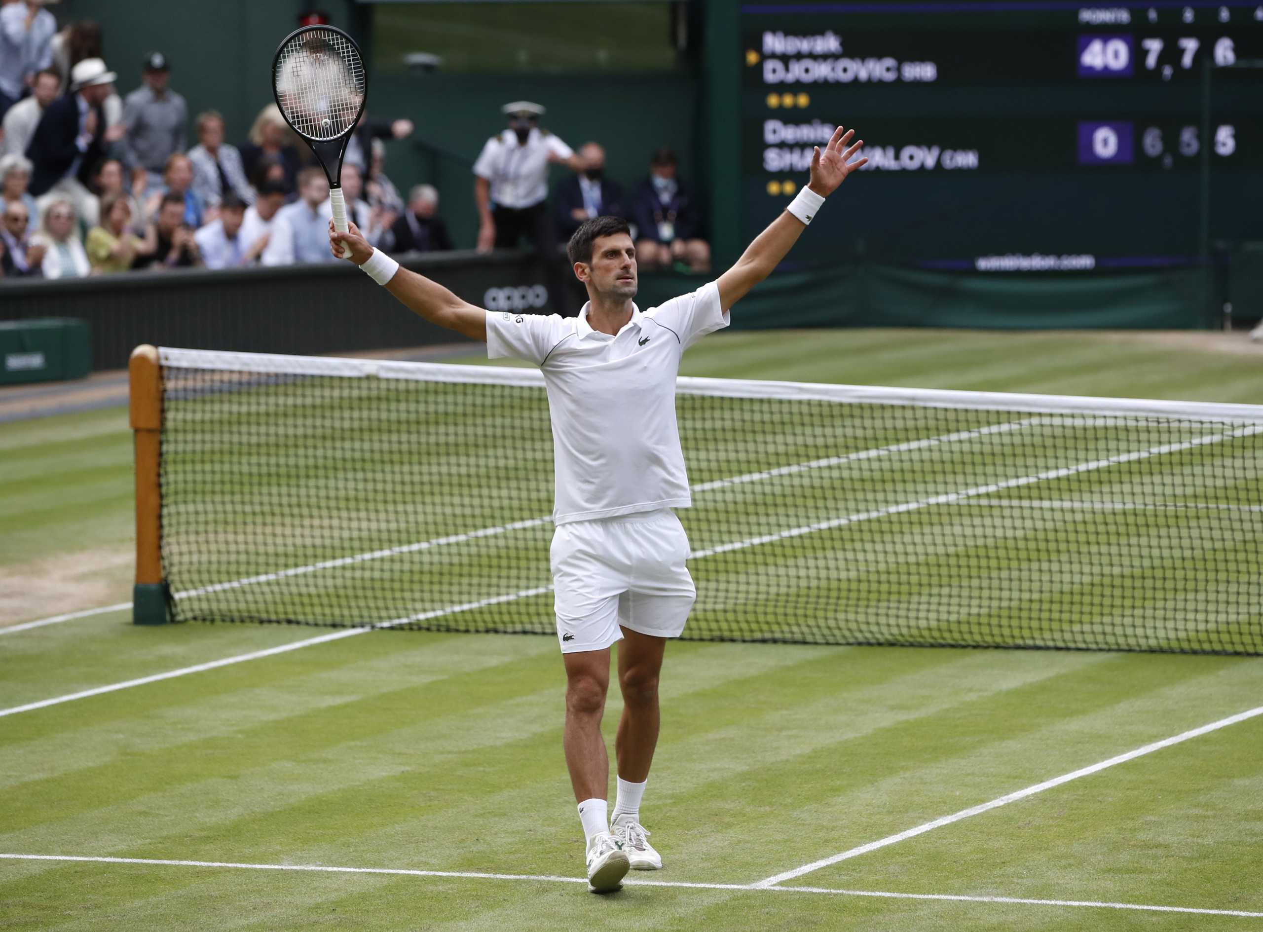 Ο Νόβακ Τζόκοβιτς γράφει ιστορία στο Wimbledon – Στον τελικό για το 20ο Grand Slam