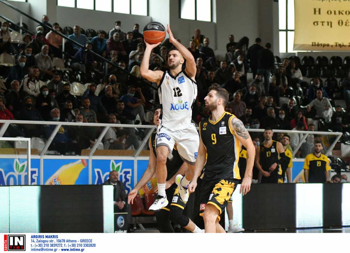 Απόλλων Πάτρας – ΑΕΚ 84-68: Εντυπωσιακός Δίπλαρος, «χλωμή» η Ένωση