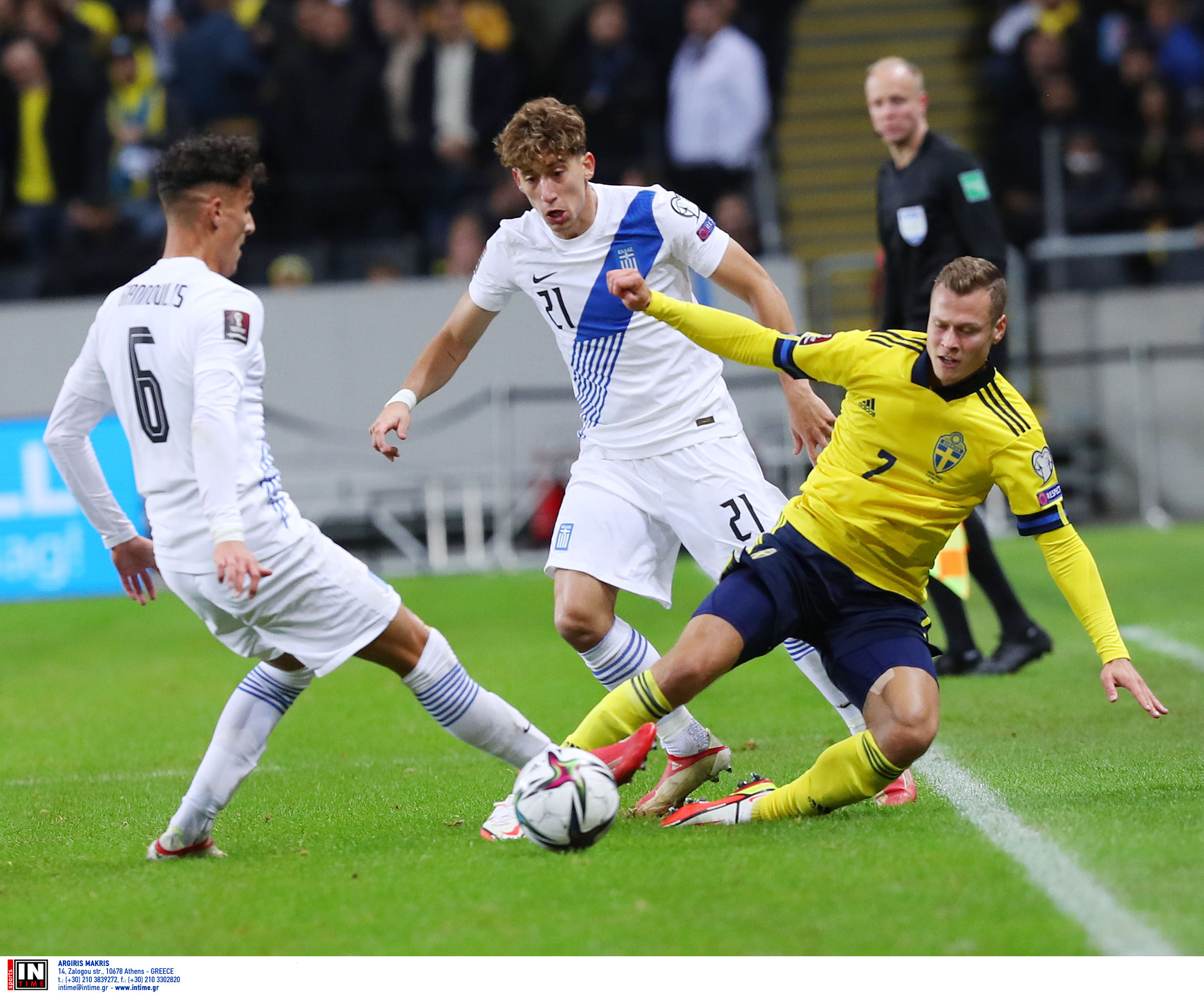 Σουηδία – Ελλάδα 2-0 ΤΕΛΙΚΟ: Μεγάλη προσπάθεια αλλά ήττα στην Στοκχόλμη