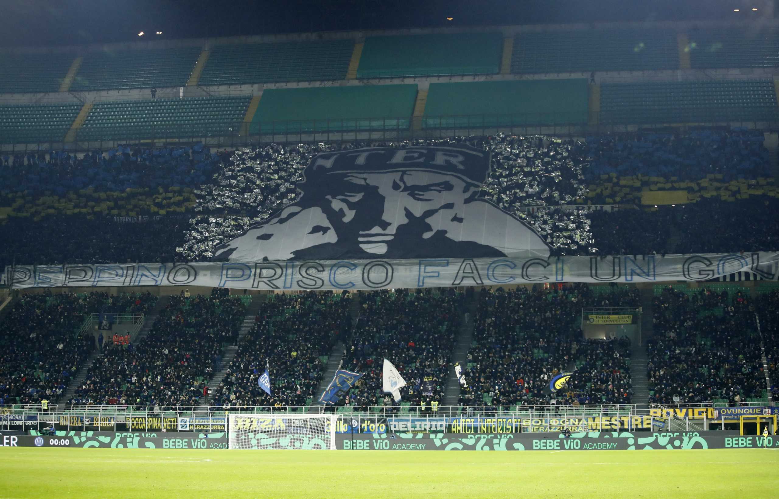 Soccer Football - Serie A - Inter Milan v Cagliari - San Siro, Milan, Italy - December 12, 2021 General view inside the stadium before the match REUTERS