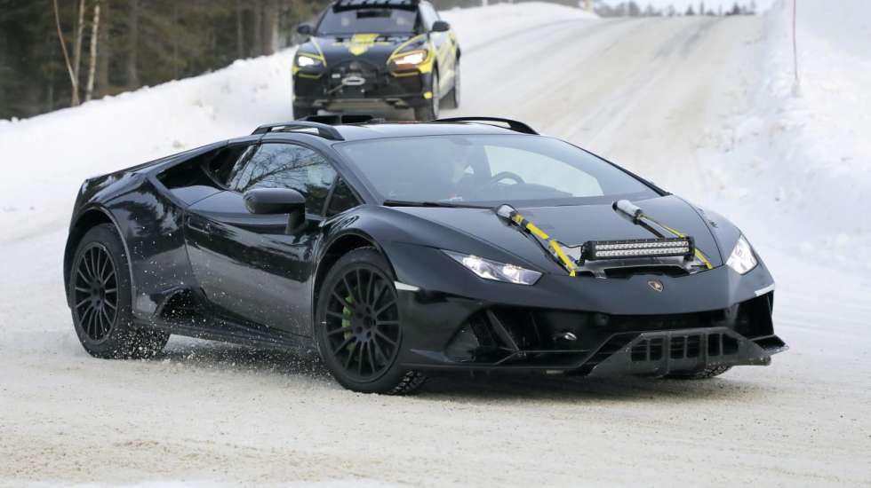 H Lamborghini εξελίσσει off-road έκδοση της Huracán (pics)