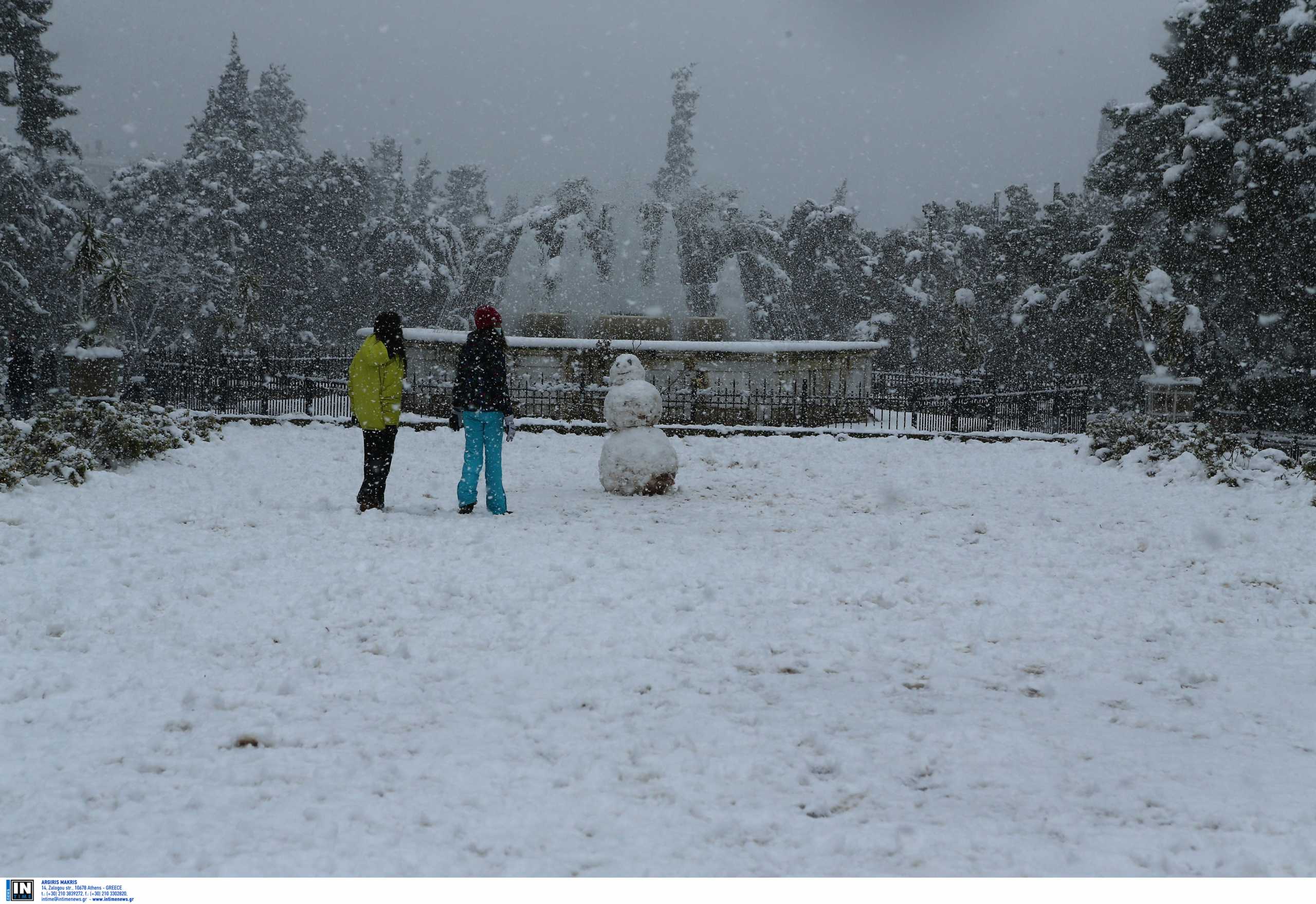 Κακοκαιρία «Ελπίς»: Πότε περιμένουμε χιόνια ακόμα στο Σύνταγμα – Στα λευκά ολόκληρη η χώρα