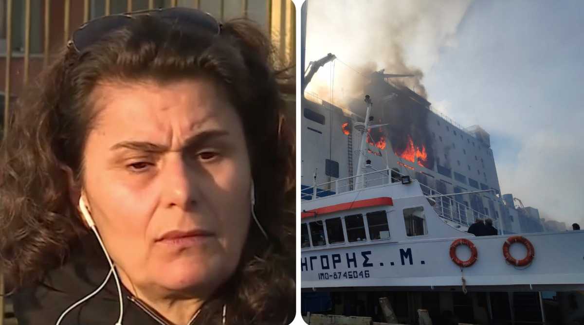 Euroferry Olympia: Ξεσπά σύζυγος του ενός αγνοούμενου – «Η εταιρεία τους έλεγε να κοιμηθούν στα φορτηγά»