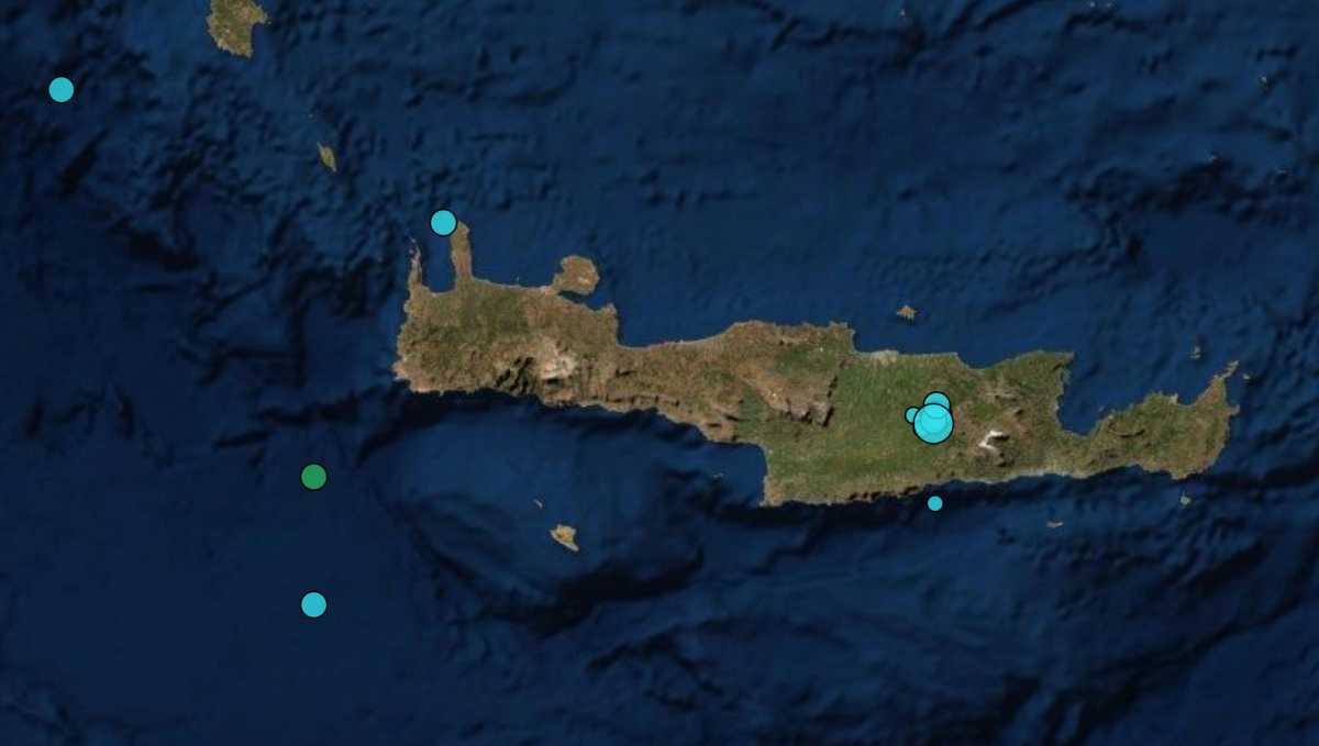 Σεισμός 4 Ρίχτερ στην Κρήτη: Αισθητός σε όλους τους νομούς – Οι πρώτες πληροφορίες