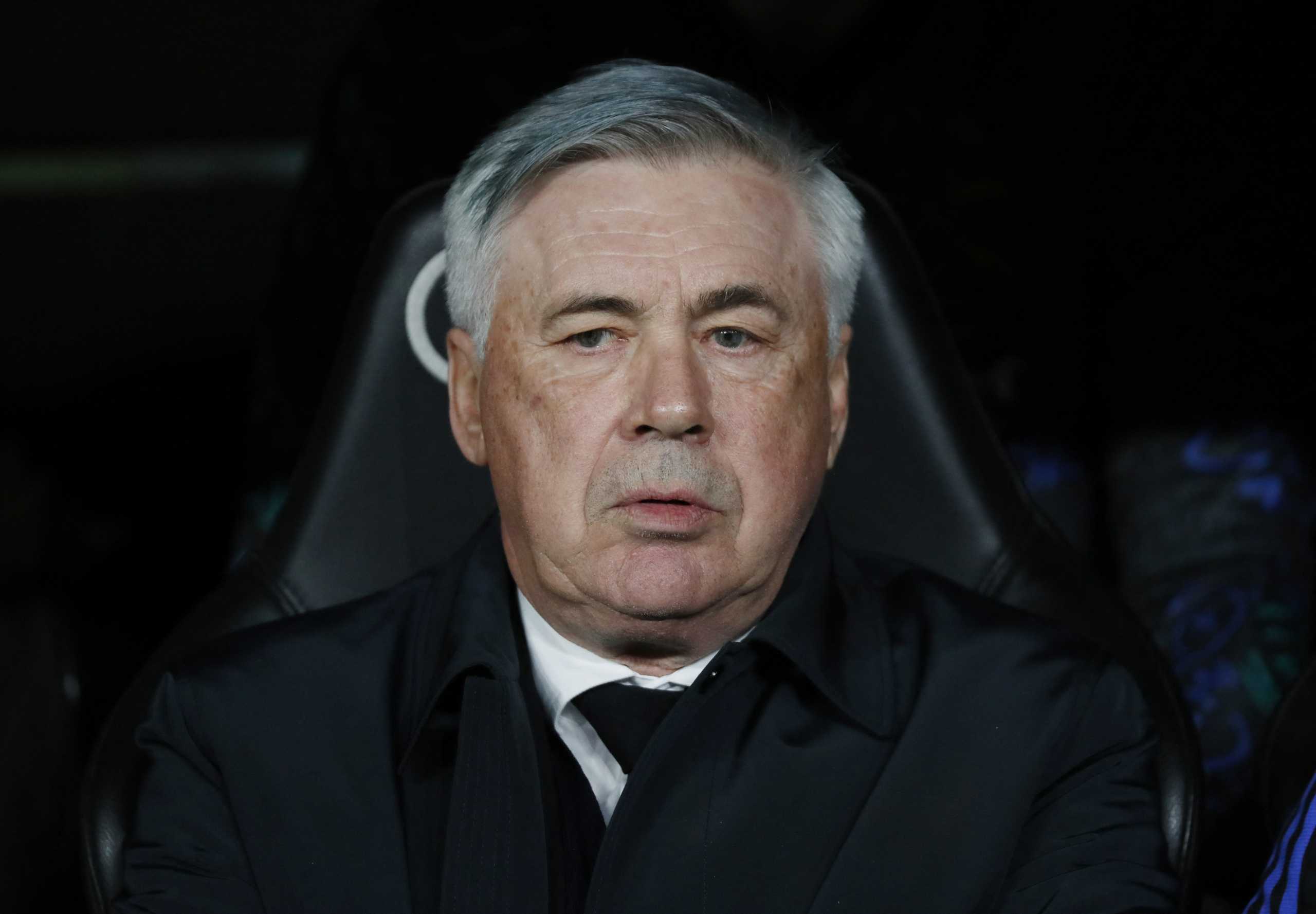 Soccer Football - LaLiga - Real Madrid v FC Barcelona - Santiago Bernabeu, Madrid, Spain - March 20, 2022 Real Madrid coach Carlo Ancelotti REUTERS