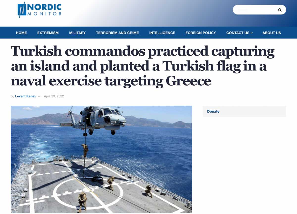 Τουρκία – Άσκηση «Γαλάζια Πατρίδα»: Κάθε χρόνο «απόβαση» σε ελληνικό νησί
